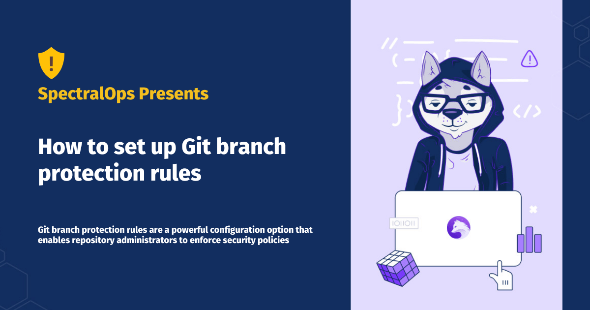 How to set up git branch protection rules