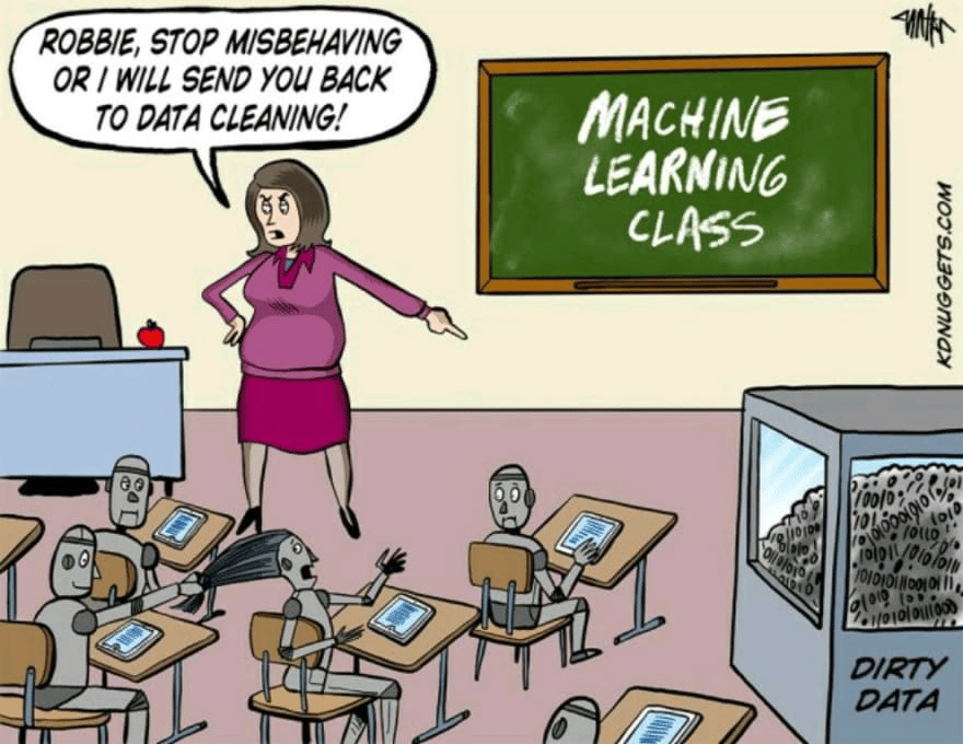 Machine learning class comic